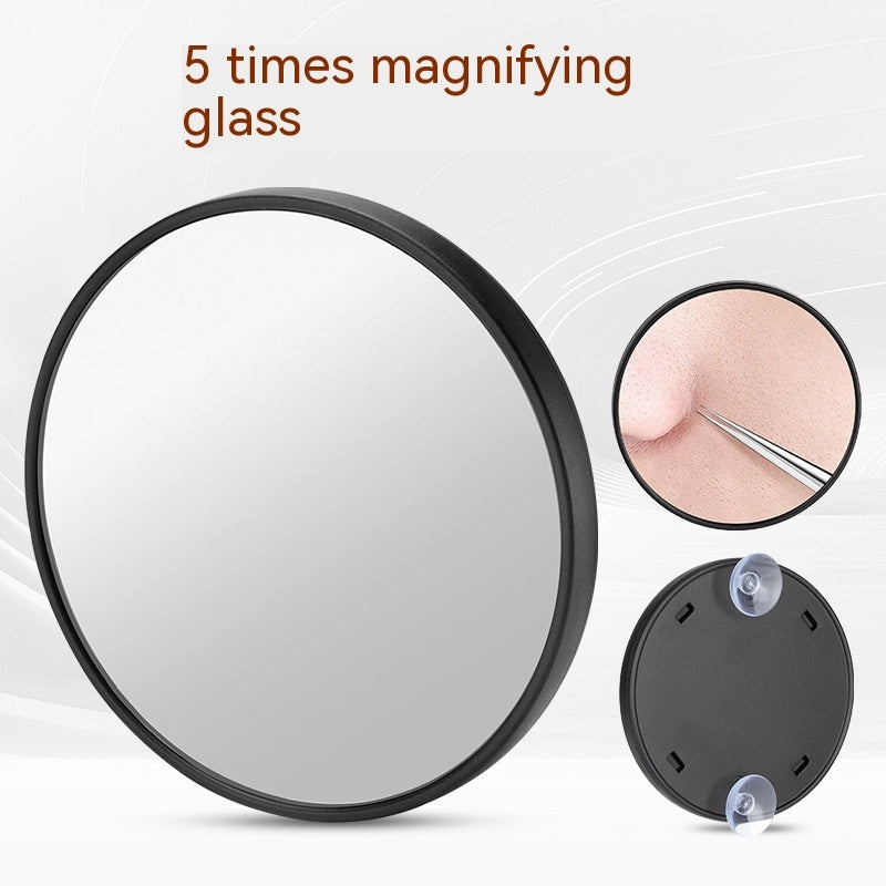 Household Fashion Simple Suction Cup Plastic Cosmetic Mirror