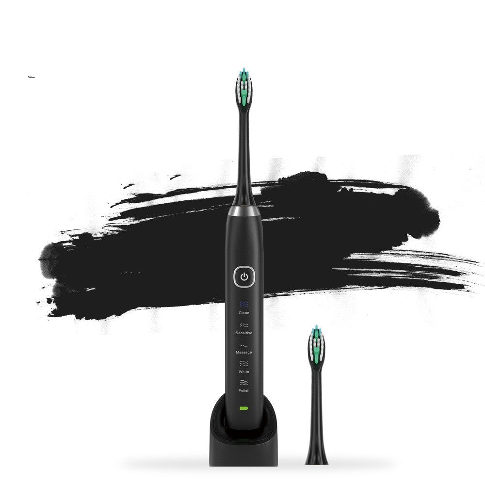 Electric Toothbrush Magnetic Levitation Sound Wave Button Waterproof
