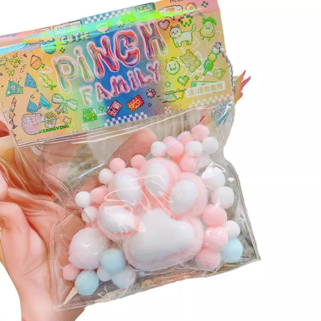 Decompress Squeezing Toy Cat's Paw Pressure Reduction Toy