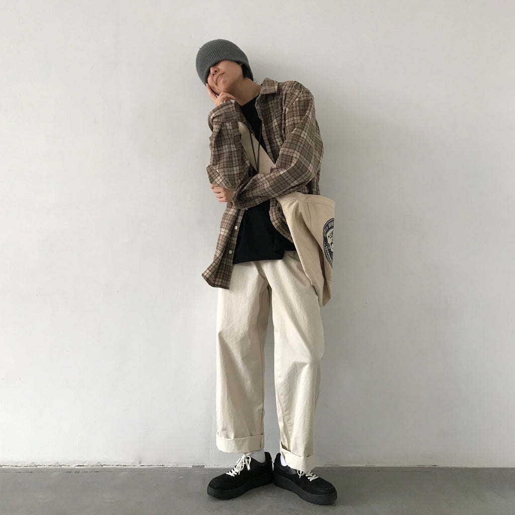 Autumn New Japanese-style Retro Four Seasons Commuter Bi Standby All-matching Casual Pants