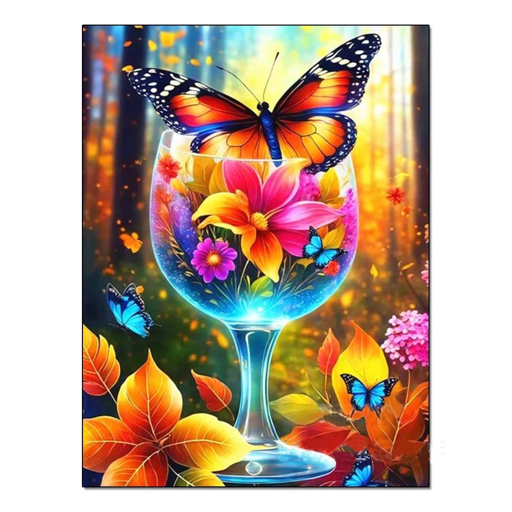 DIY Handmade Diamond Painting With Colorful Animals And Full Diamonds