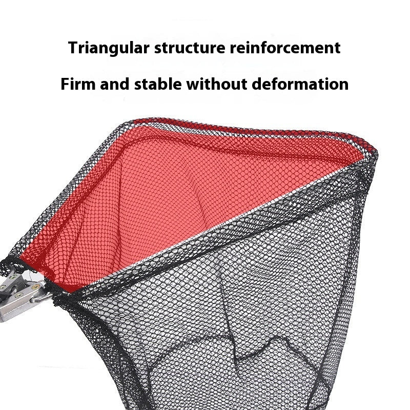 Aluminum Alloy Triangle Dip Net Integrated Portable Folding Retractable