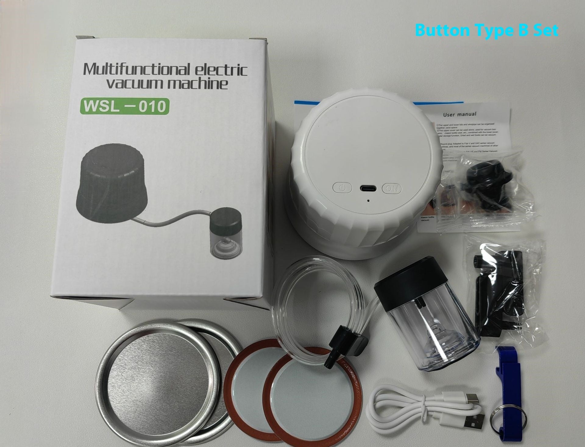 Electric Mason Jar Vacuum Sealing Machine Automatic Integrated