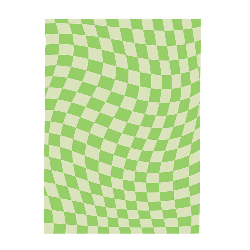 Checkerboard Carpet Living Room Girl Ins Bedroom Purple Plaid Bedside