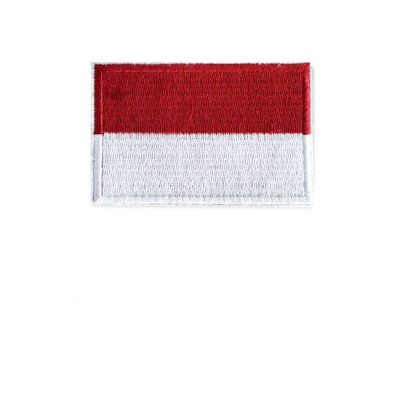 Embroidered National Flag Armband Hat Patch