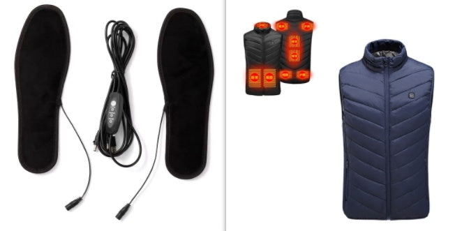 Dual Control USB Massage Heating Suit