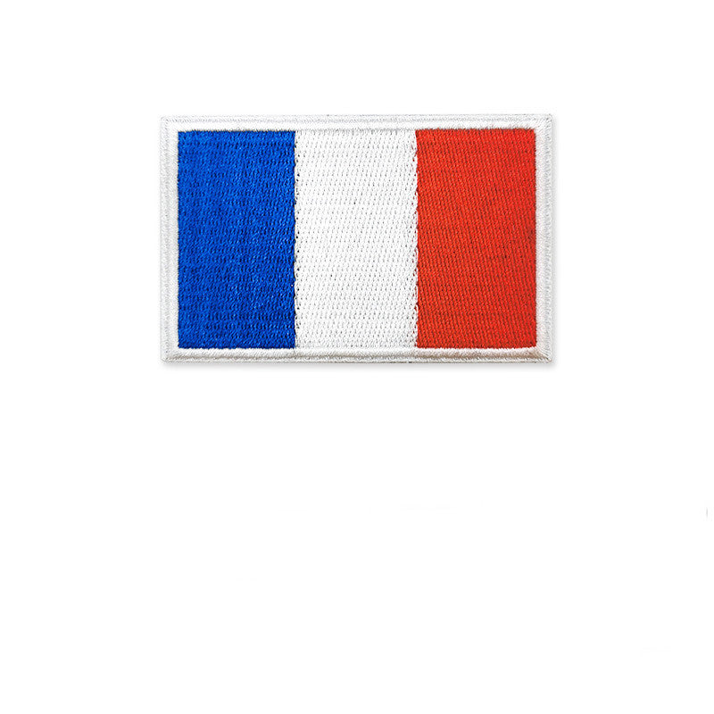 Embroidered National Flag Armband Hat Patch