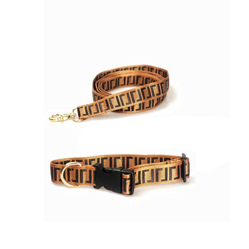 Pet Fashion Brand Dog Leash Collar