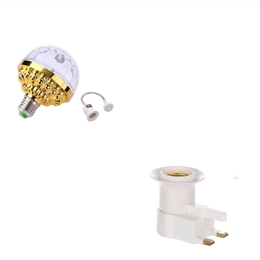 LED Gold Six Beads Colorful Rotating Atmosphere Stage Lights