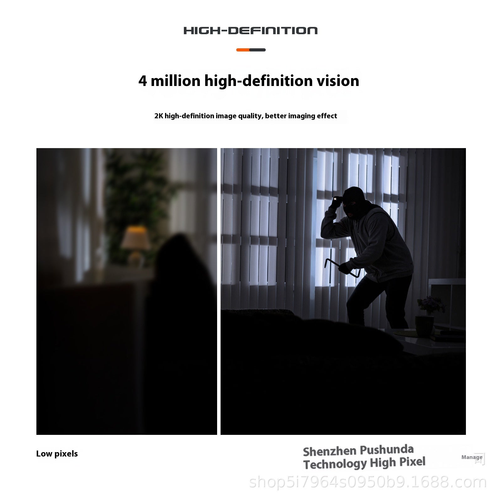 4 Million Security Monitoring Graffiti 5G Outdoor Dual Antenna