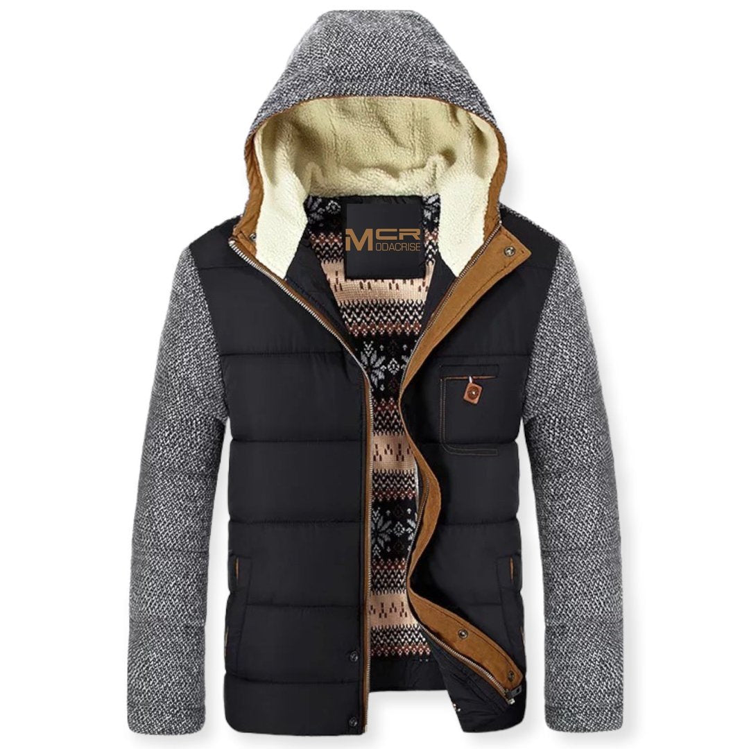 Men's Fashion Hooded Padded Jacket Top