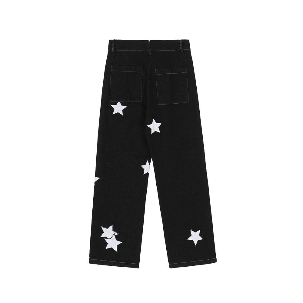 High Street Fashion Brand Loose Straight Trousers