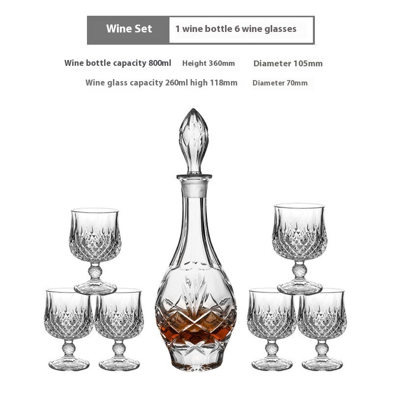 Creative Whiskey Liquor Glass Suit
