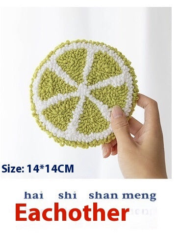 Diy Handmade Coaster Material Package Creative Fruit