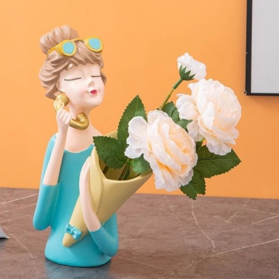 Cute Butterfly Girl Creative Home Bedroom Desktop Decoration