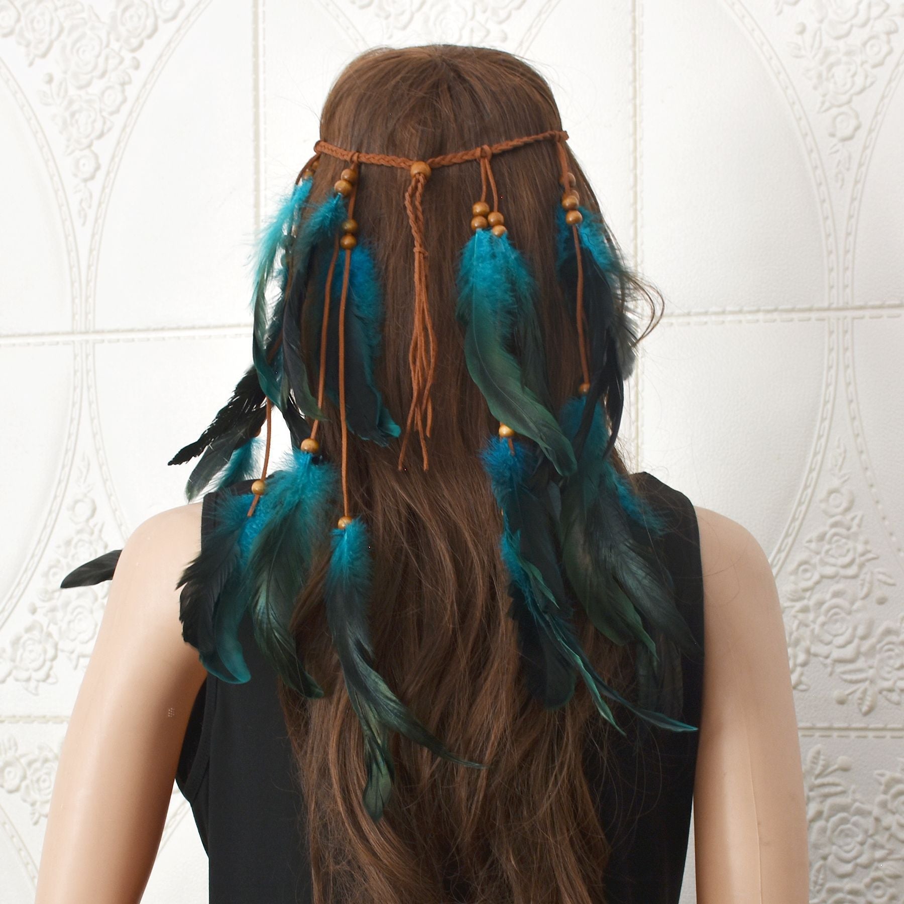 Feather Hair Band New Retro Fringed Headwear