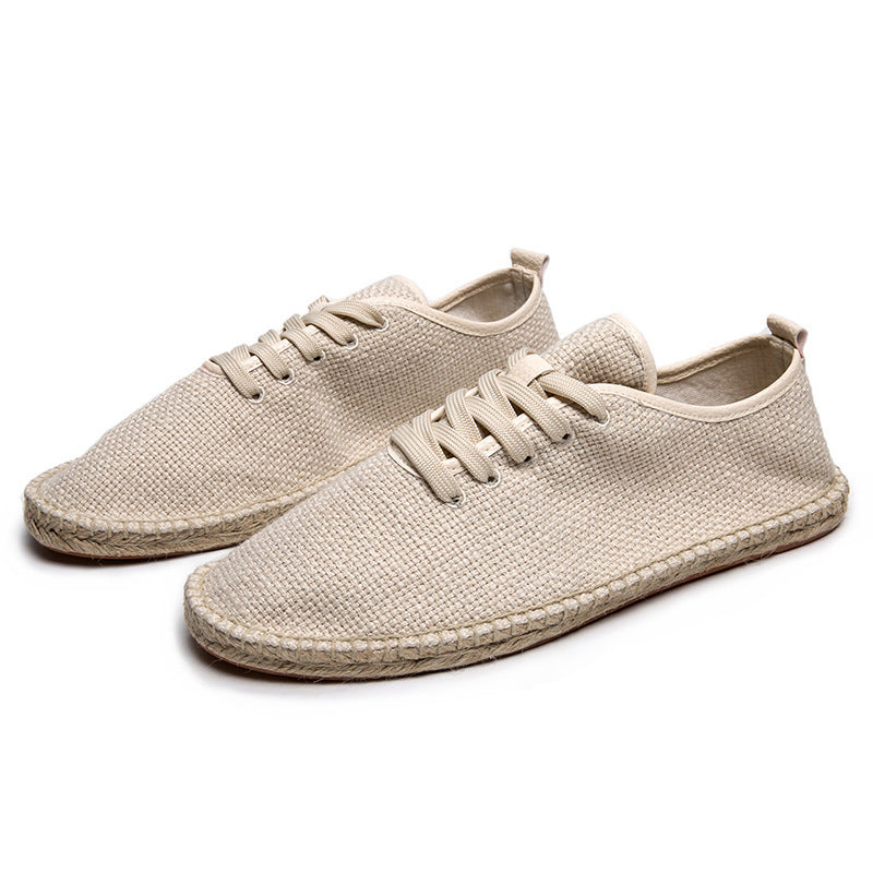 Summer Men's Casual Cotton Linen Retro Shoes
