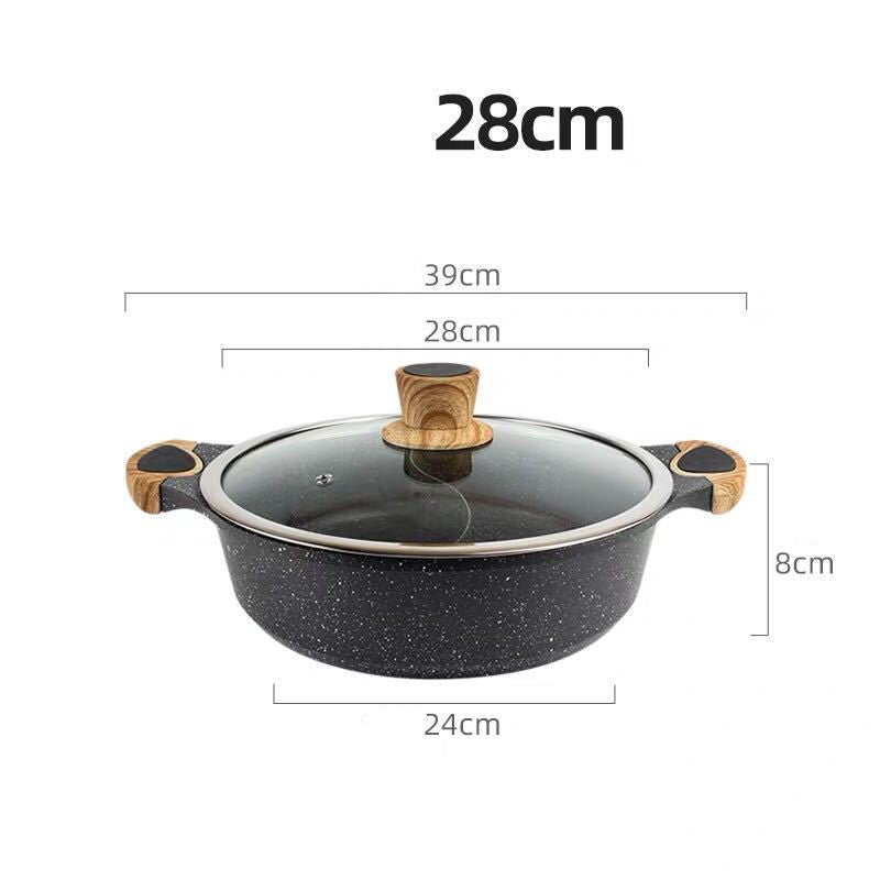 Maifan Stone Mandarin Duck Hot Pot Household Non-stick