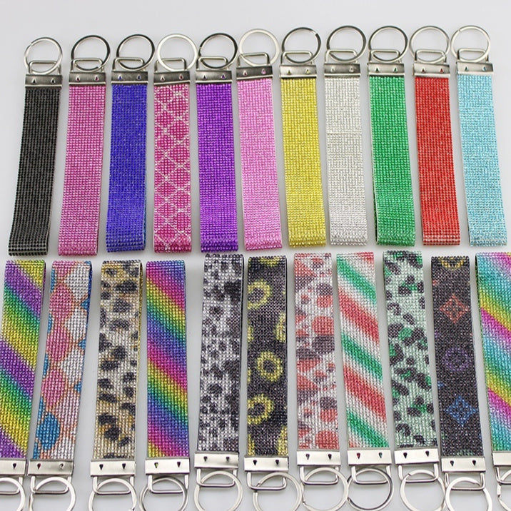 Diamond Background Color Is Sequined Wrist Strap