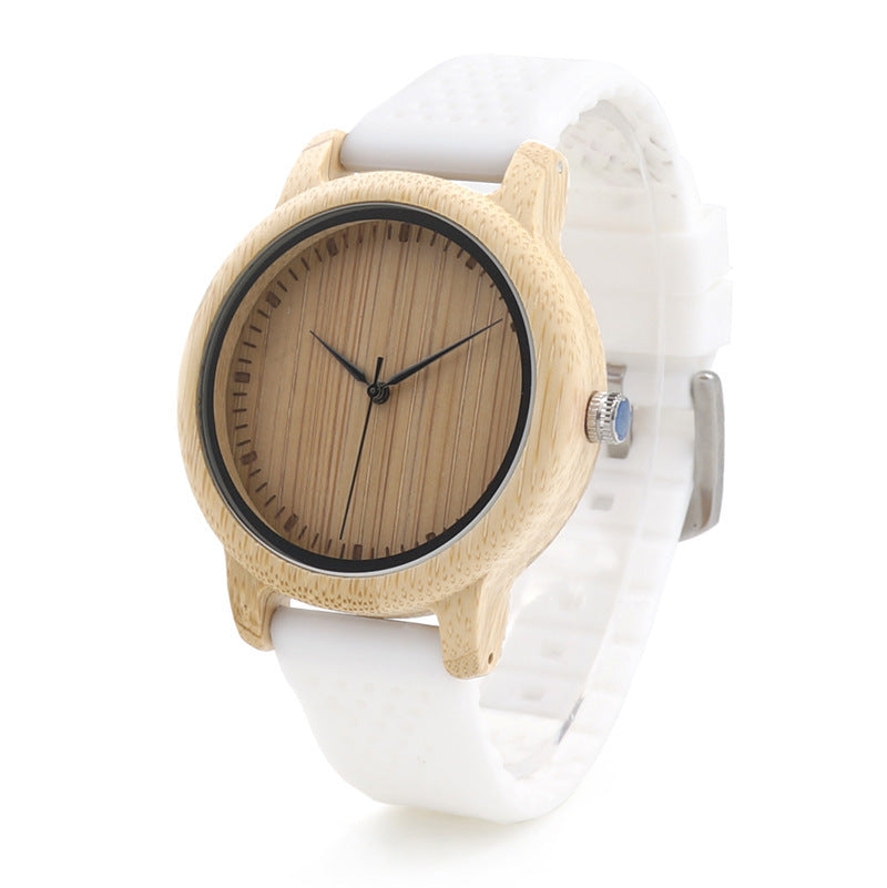 Girls' Simple Temperament Wooden Watch