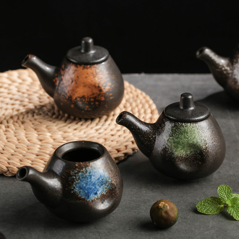 Kitchen Storage Tank Underglaze Color Seasoning Pot