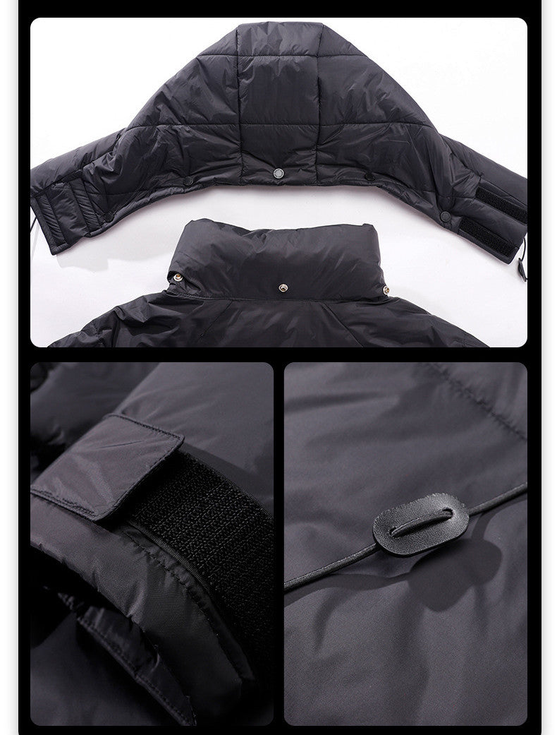 Men's Tooling Down Jacket Large Size Stylish Simple And Warm