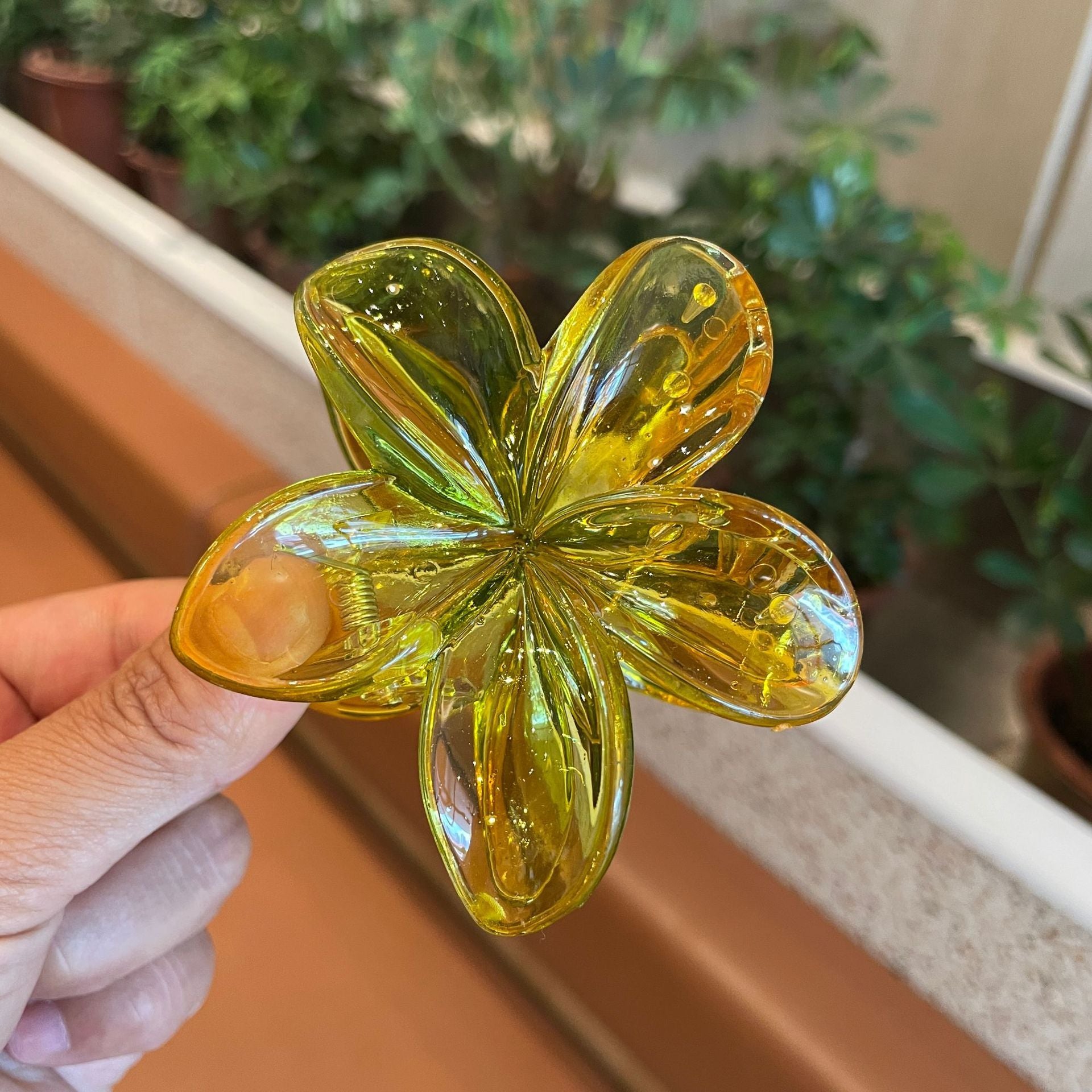 Flower Barrettes Women's Colorful Updo Gadget Hair Accessories