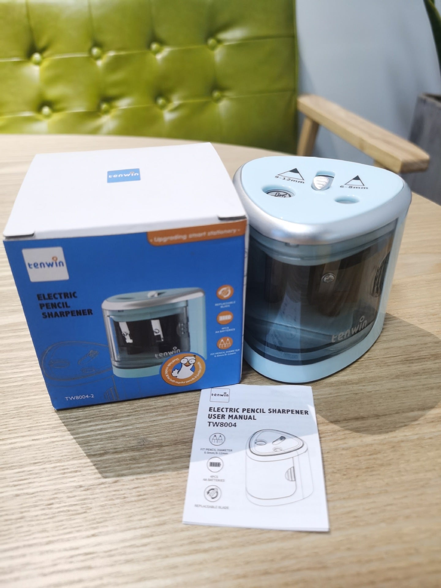 Semi-Automatic Thickness Double Hole Electric Pencil Sharpener