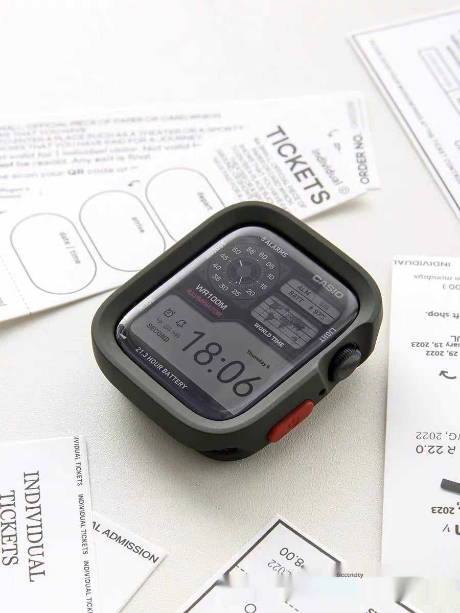 Frosted Protective Electroplated Watch Case