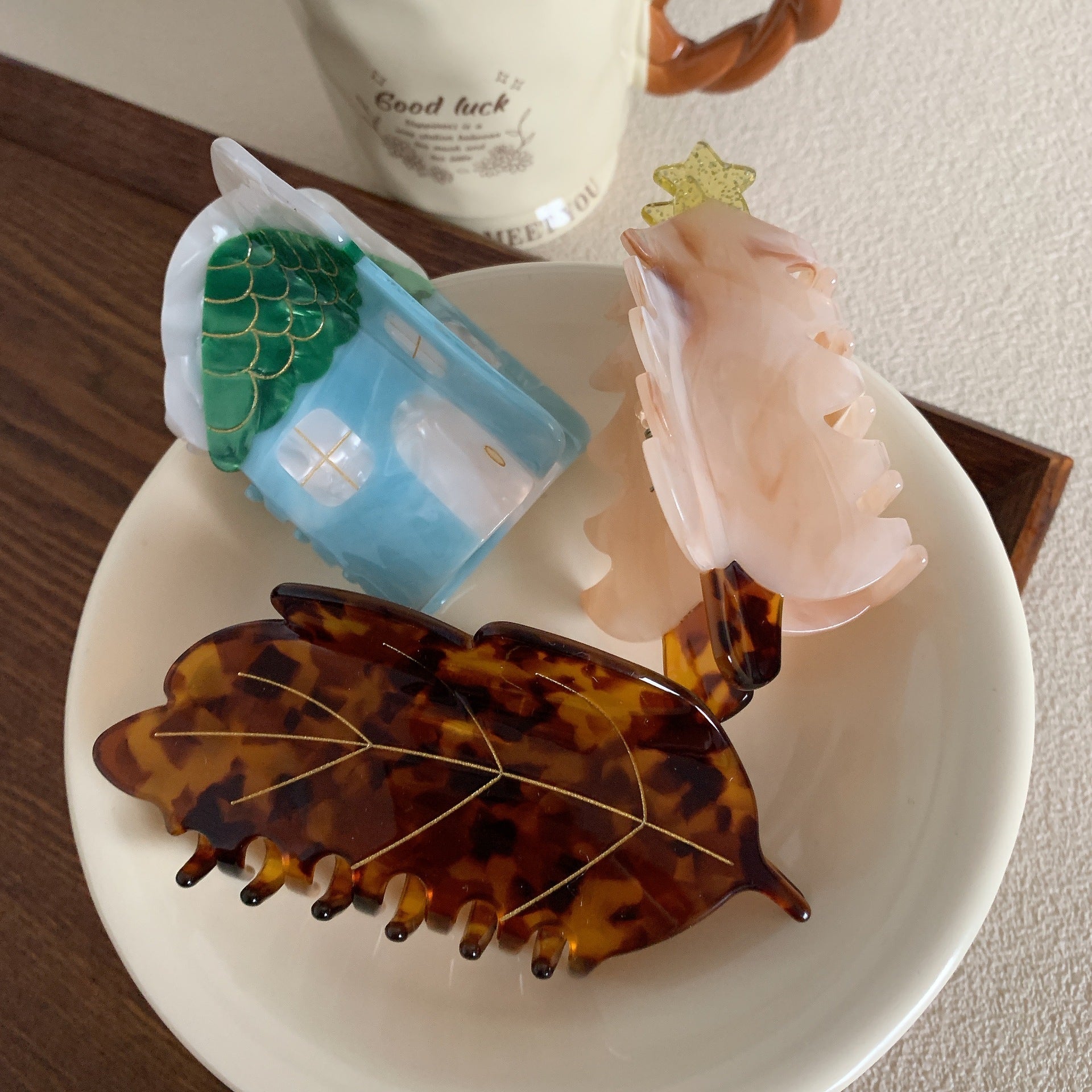 French Non-mainstream Style Christmas Series Grip Advanced Sense