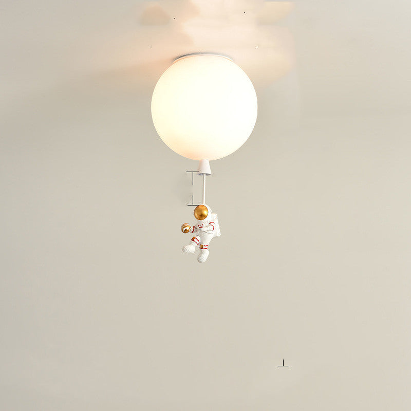 Astronaut Creative Children's Room Lamp Bedroom Chandelier Net Red