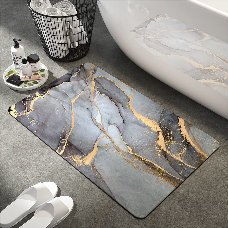 Diatom Ooze Bathroom Absorbent Non-slip Floor Mat