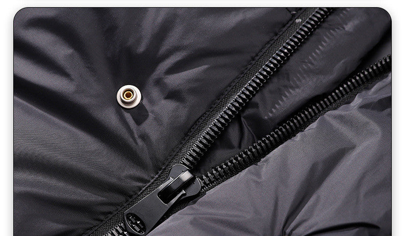 Men's Tooling Down Jacket Large Size Stylish Simple And Warm