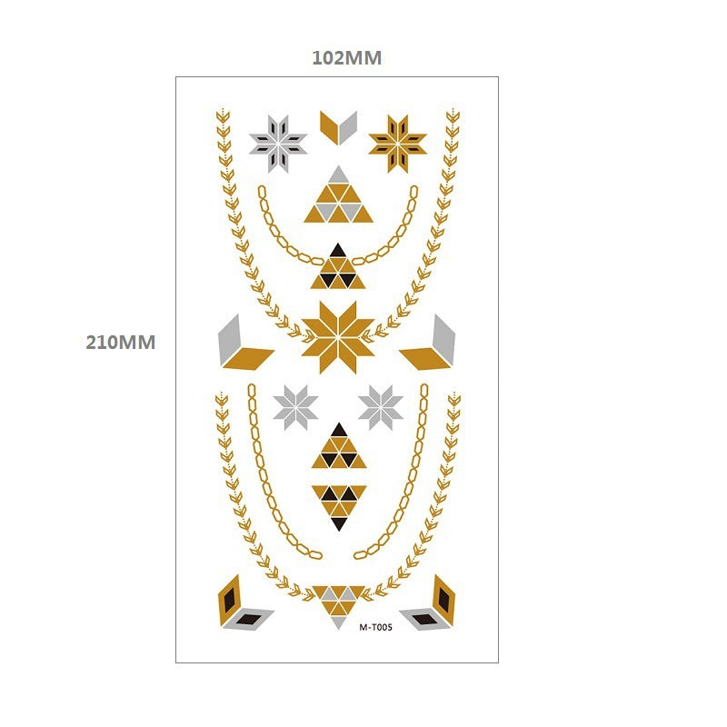 Gliding Tattoo Sticker Water Transfer Waterproof Tattoo Sticker