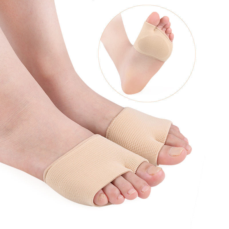 Forefoot Pad Toe Separator Protective Cover Hallux Valgus Separator Plus Silicone Super Soft Shock Absorption Massage Foot Protector