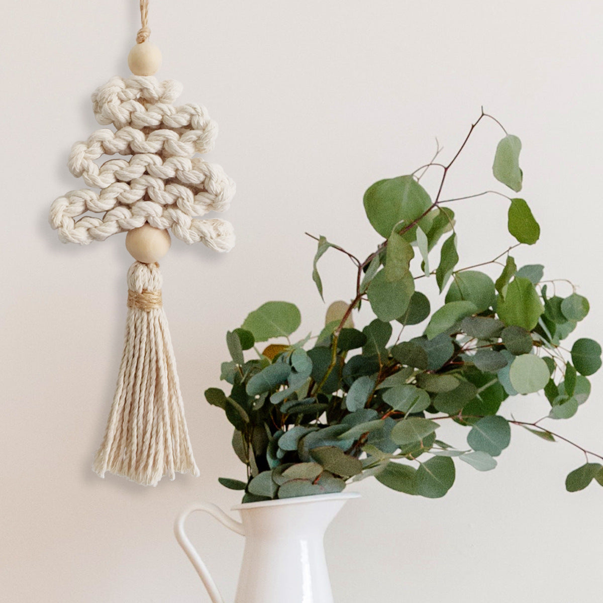 Creative Hand Weaving Christmas Tree Crafts Ornaments