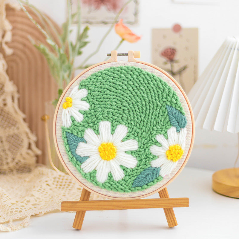 Handmade DIY Russian Wool Poke Embroidery Material Package