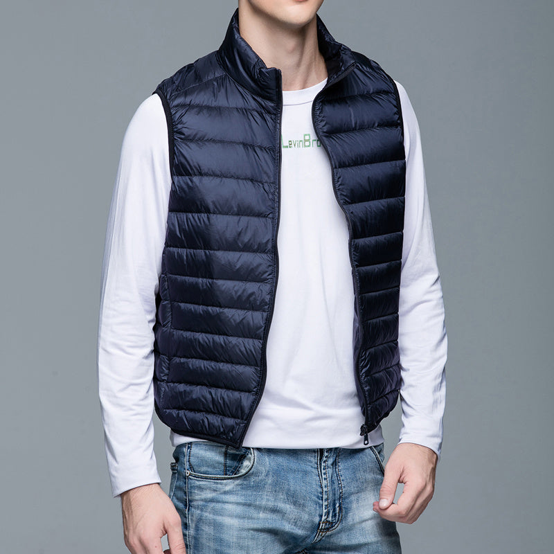 Vest Light White Duck Down Jacket