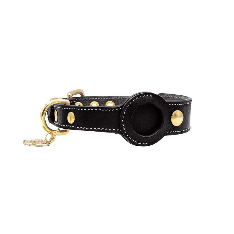 Fruit Tracker Collar Dog Positioning Collar Protective Leather Case