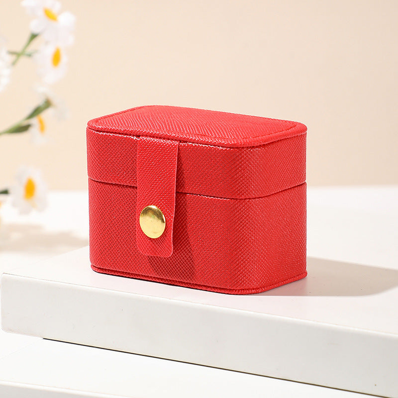 Portable Travel Jewelry Box And Small Ring Box