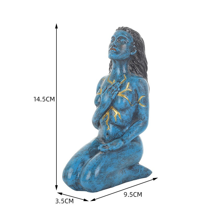 Healing Series Home Ornament Goddess Resin Decorations