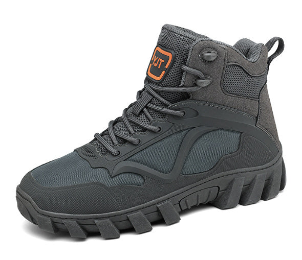 Outdoor High-top Men's Work Shoes Thick Bottom Non-slip