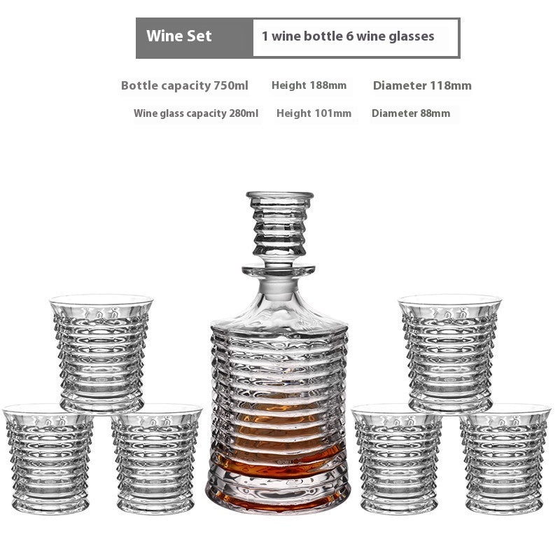 Creative Whiskey Liquor Glass Suit