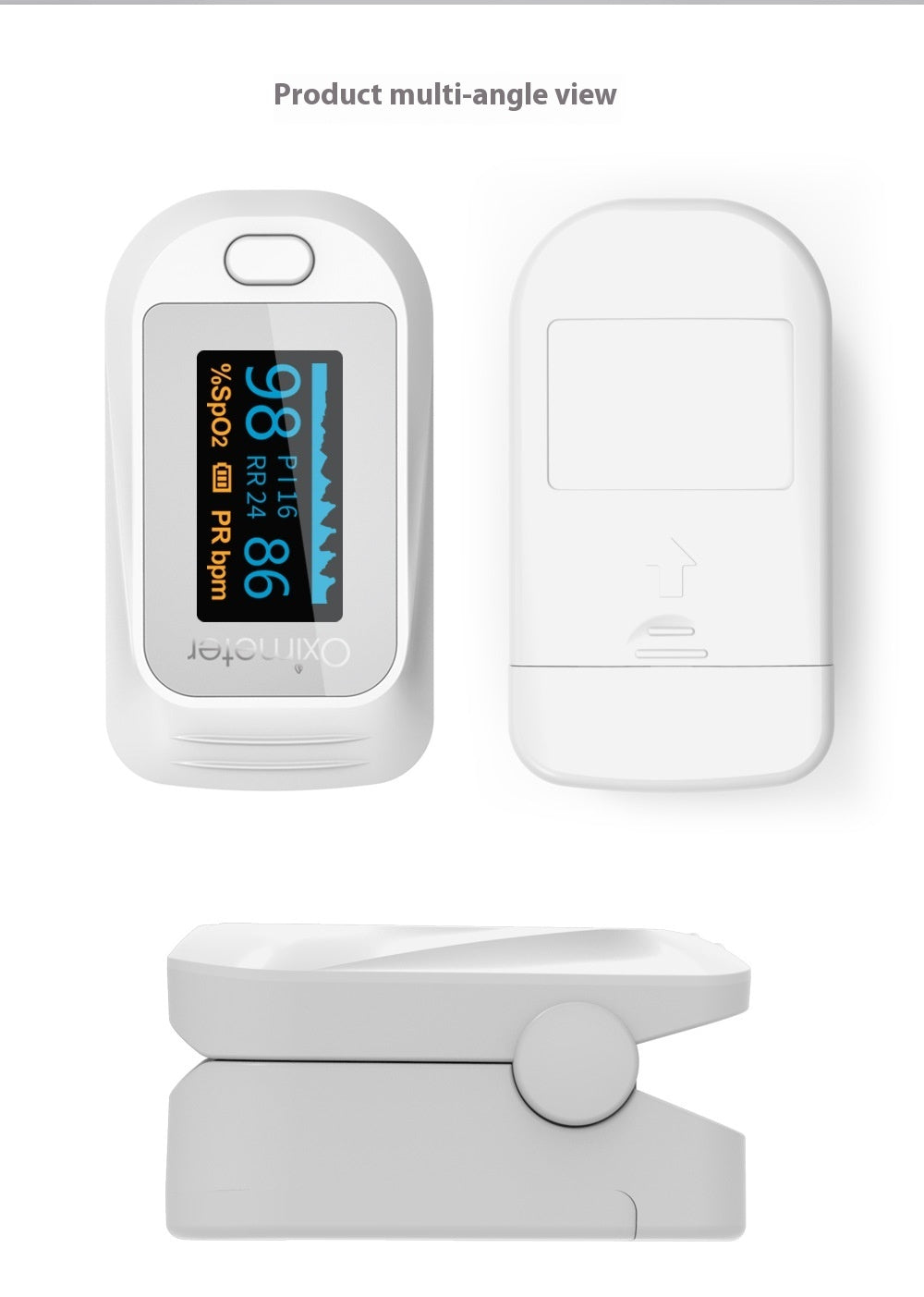 Finger Pulse Oxygen Saturation Monitor