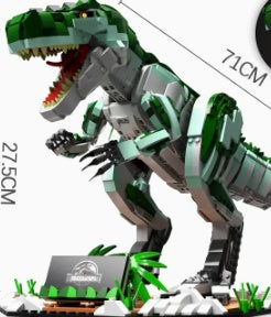 Dinosaur building blocks assembled toy boy high difficulty huge Tyrannosaurus rex children puzzle 6 birthday gift 10 years old