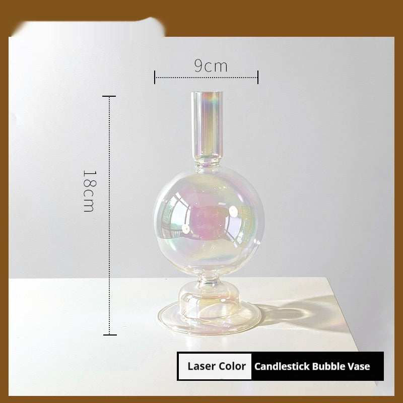 Modern Minimalist Creative Stained Glass Candlestick