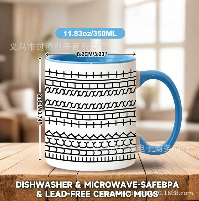Ceramic Kitchen Coffee Cup Decoration
