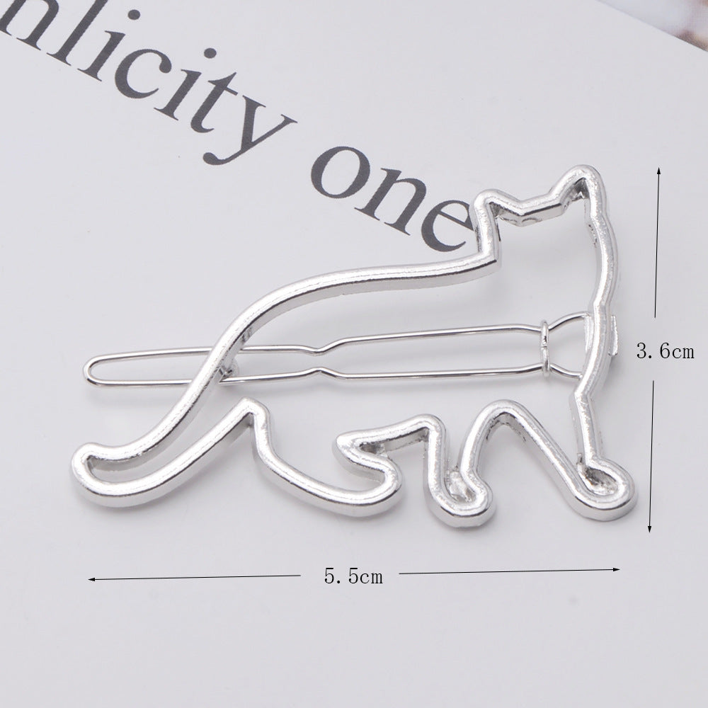 Cupid Heart-shaped Five-pointed Alloy Hair Accessories