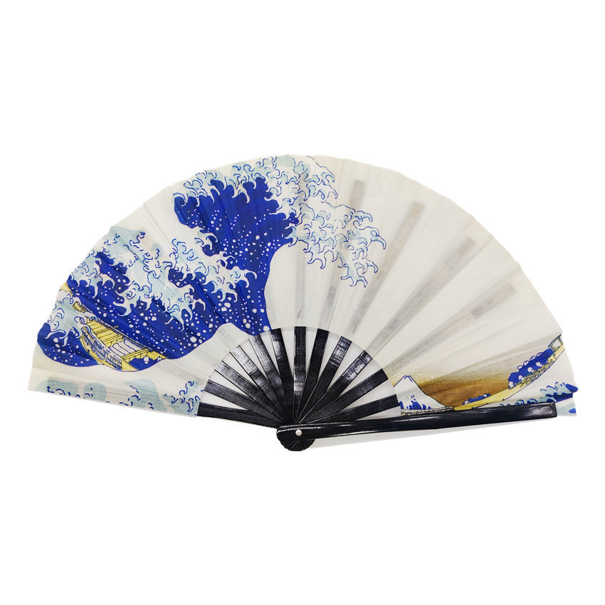 Fluorescent Printing On Bamboo Bone Fan