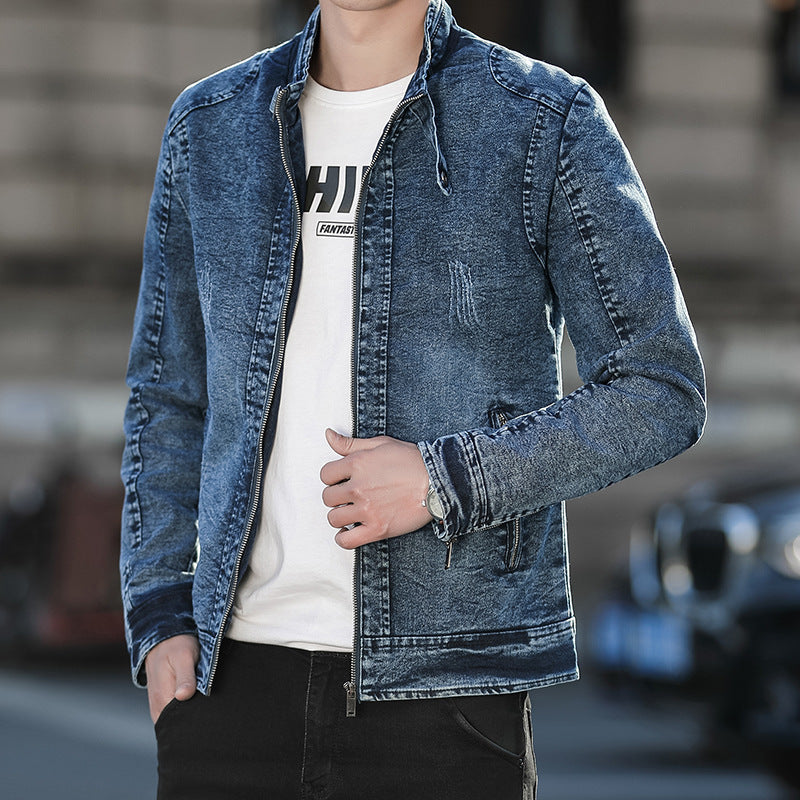 New Spring And Autumn Casual Korean Fashion Men's Denim Jacket